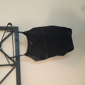 Express Satin Lace Neck Cami